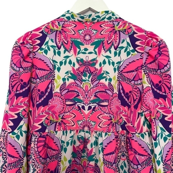 Lilly Pulitzer Winona Stretch Tunic Shes Too Fly Size XS NEW - Picture 10 of 16